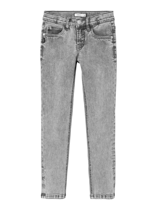 NKMSILAS Jeans - Light Grey Denim