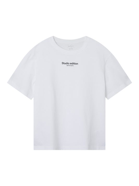 NKMBRODY T-Shirts & Tops - Bright White